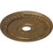 Ekena Millwork Wreath Ceiling Medallion (Fits Canopies up to 6"), 21 1/8"OD x 3 5/8"ID x 7/8"P, Rubbed Bronze CM21WRRZS - alternate 5